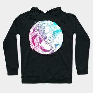 Dual Color Sagittarius Beauty Hoodie